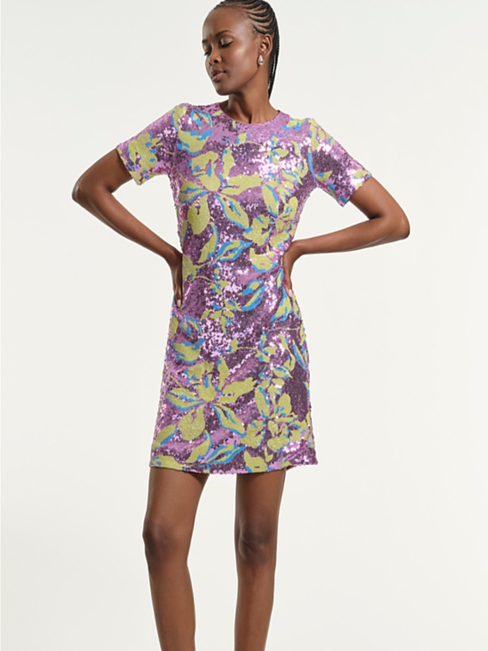 Isaac Mizrahi sequin dress
